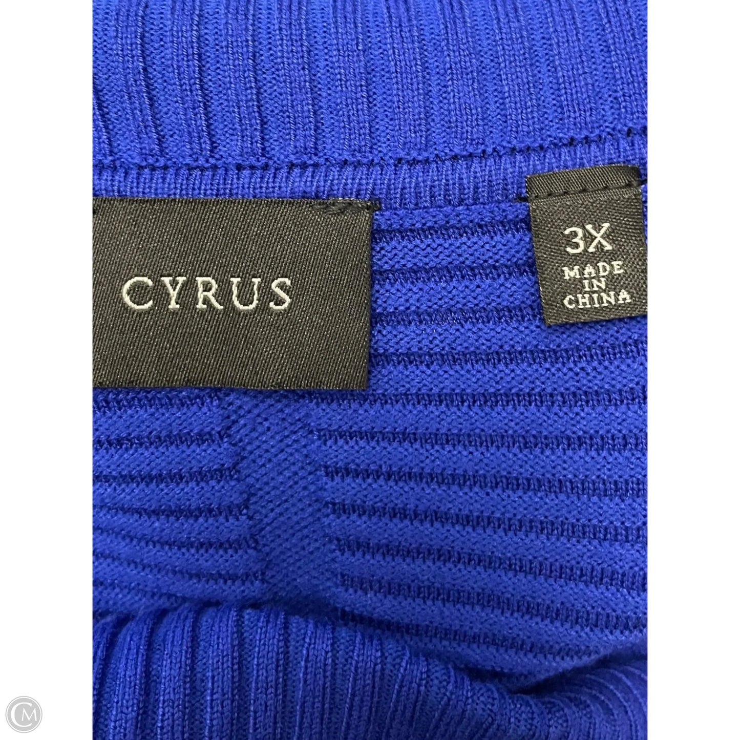 Sweater By Cyrus In Blue, Size: 3x