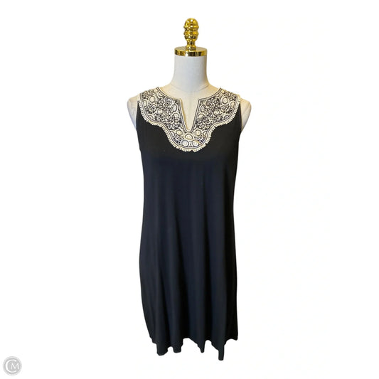Dress Casual Midi By Max Studio In Black & Cream, Size: S