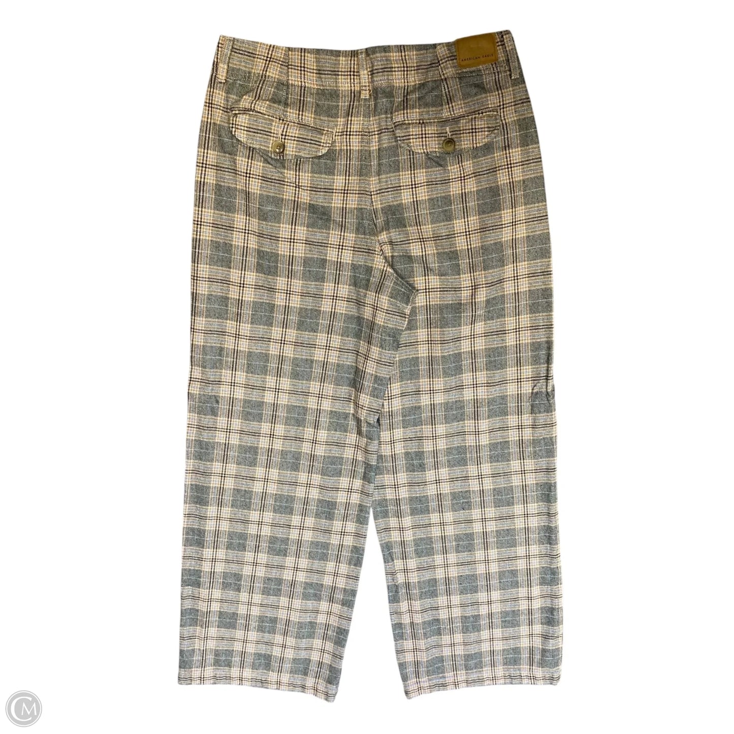 Pants Dress By American Eagle In Plaid Pattern, Size: 10