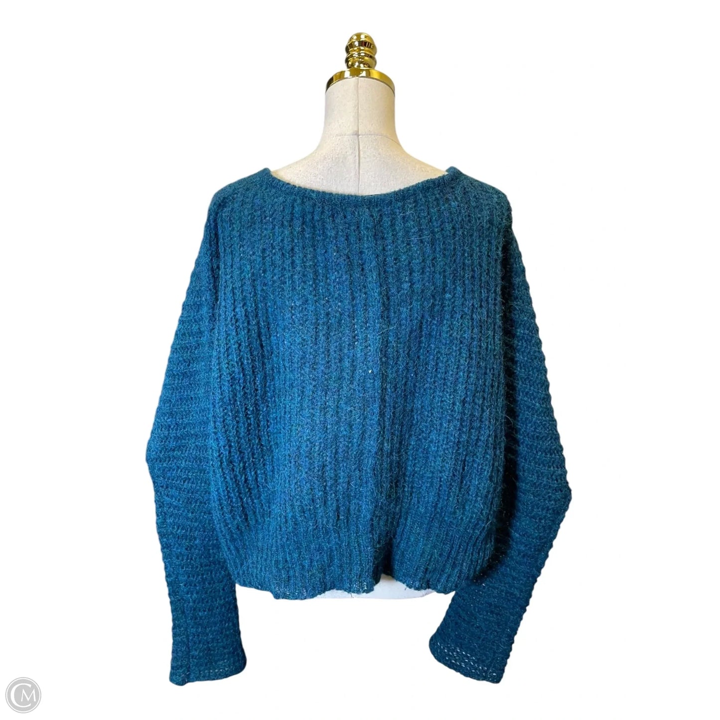 Sweater By Free People In Teal, Size: Xs