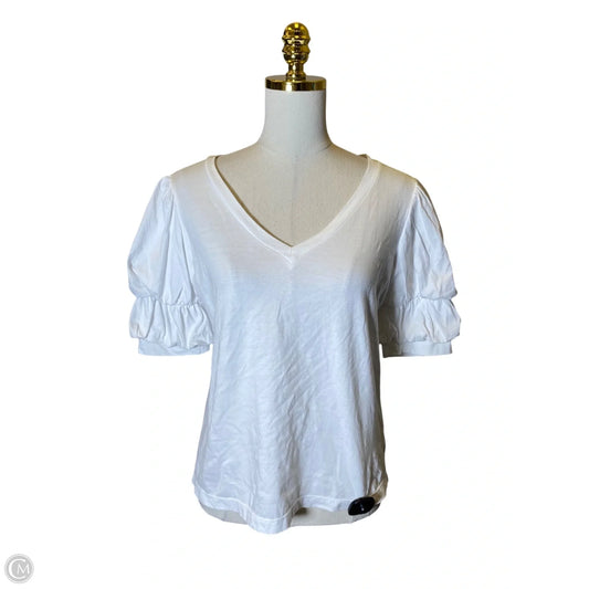 Top Short Sleeve Designer By Lilly Pulitzer In White, Size: S