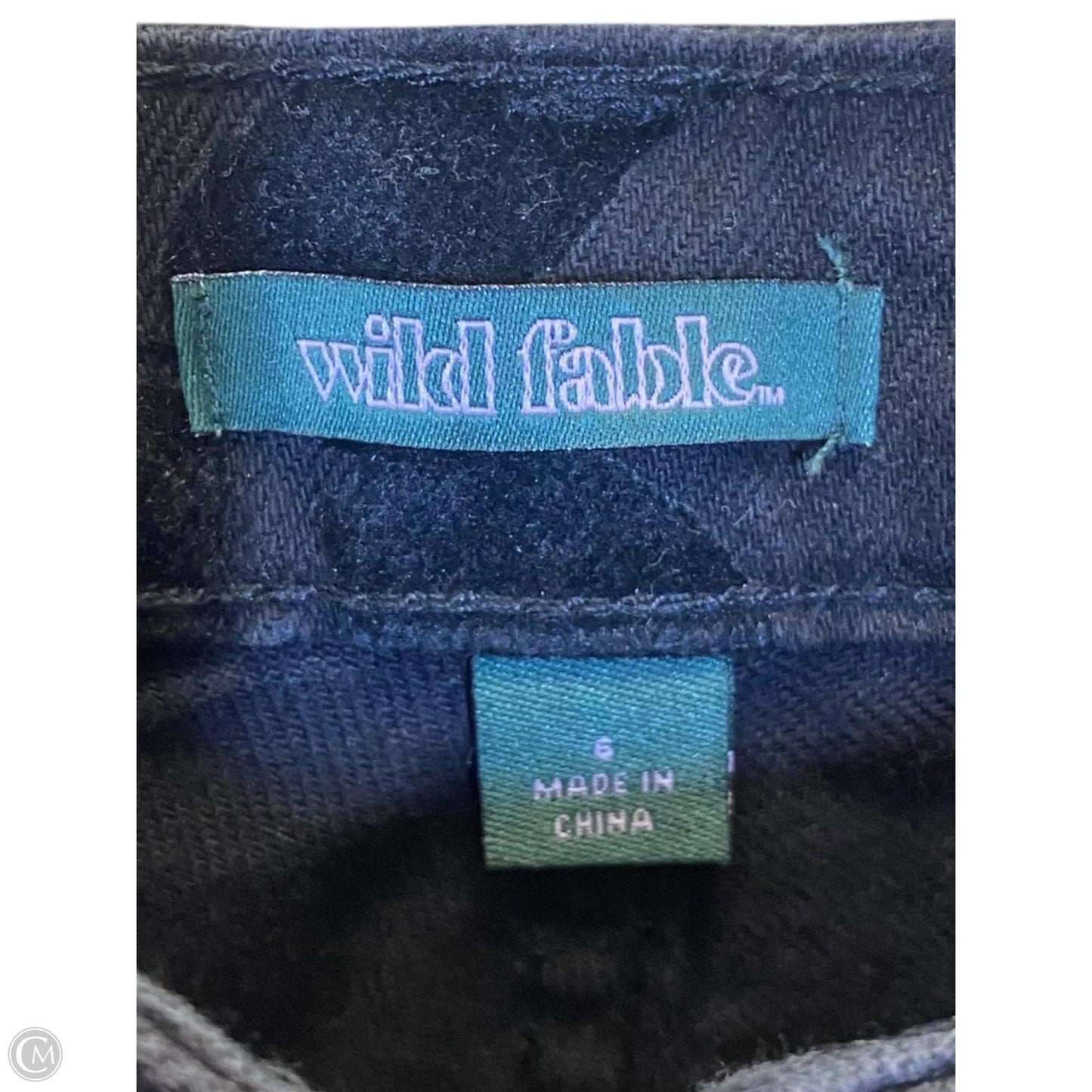 Jeans Straight By Wild Fable In Black, Size: 6