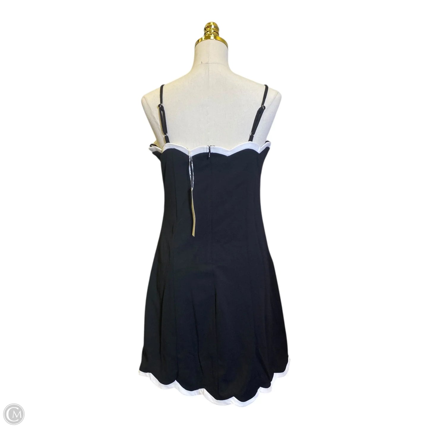 Dress Casual Midi By She + Sky In Black & White, Size: L