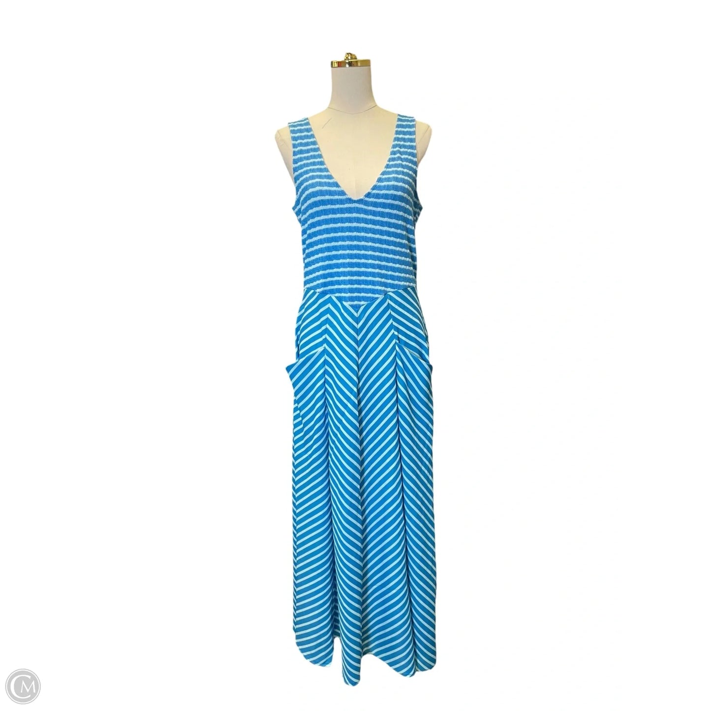 Dress Casual Maxi By Blakeley In Blue, Size: Xl