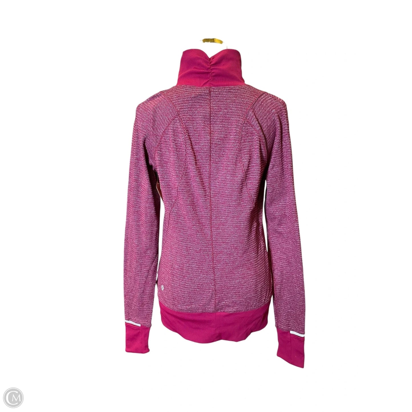 Top Long Sleeve By Lululemon In Red, Size: M