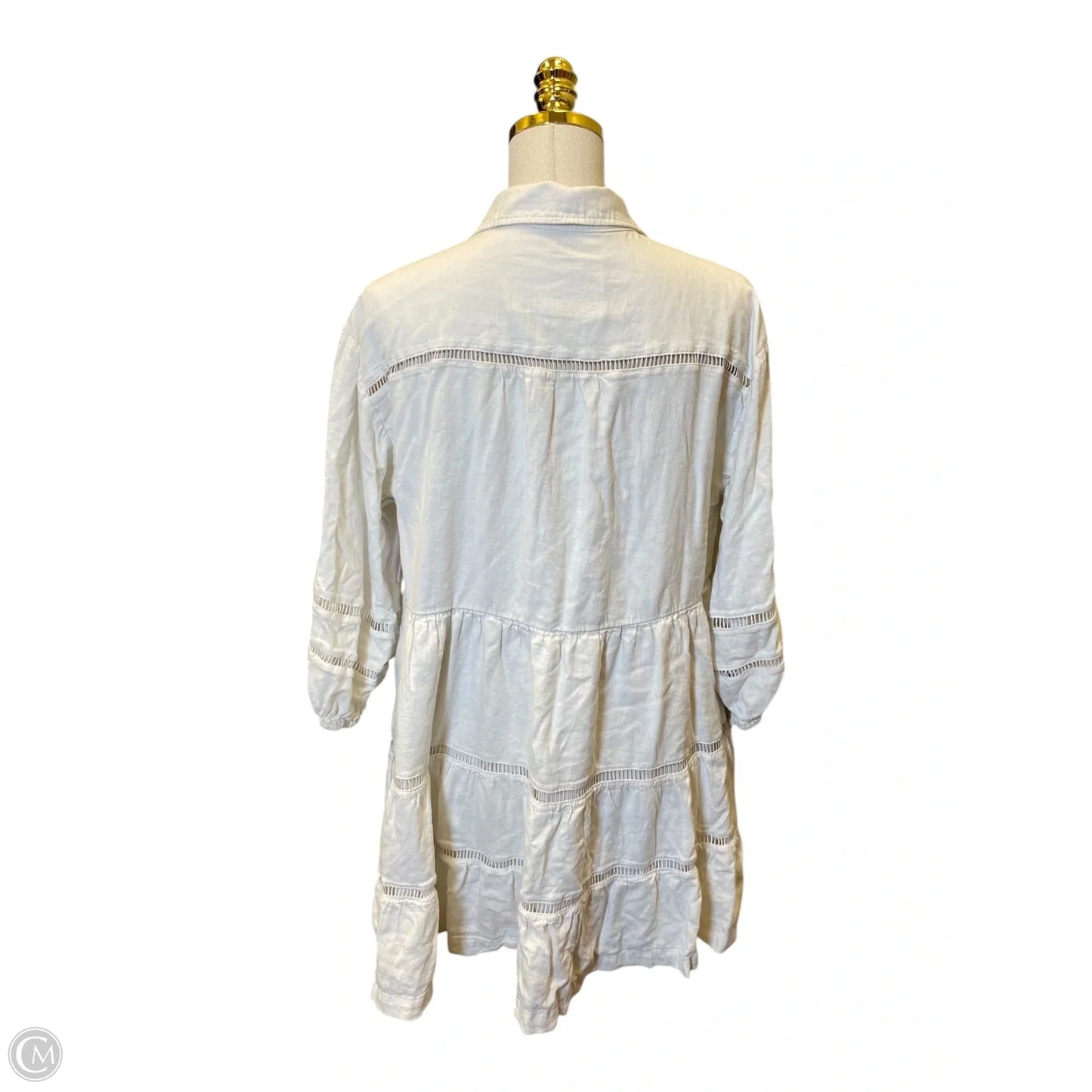 Dress Casual Midi By Maeve In White, Size: Mp