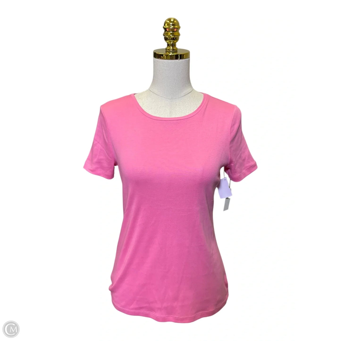 Top Short Sleeve By Talbots In Pink, Size: Sp