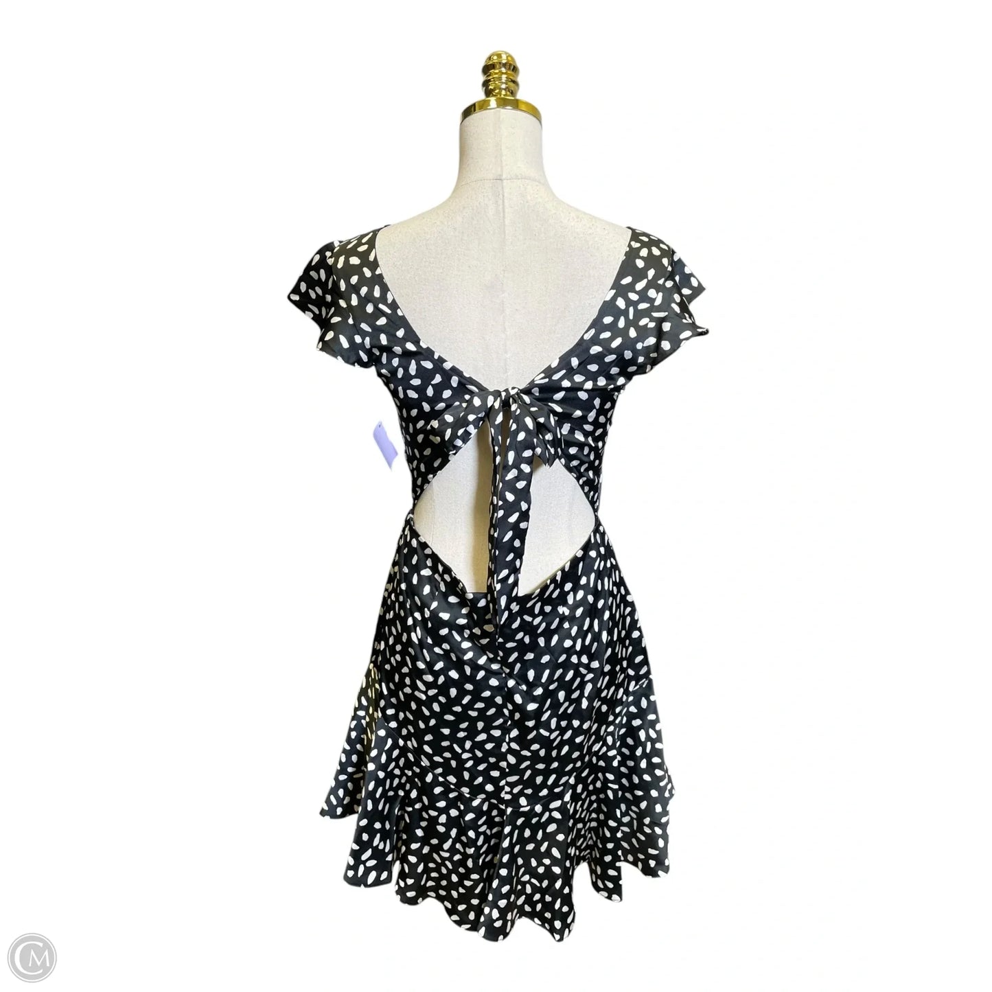 Dress Casual Midi By Tcec In Polkadot Pattern, Size: M