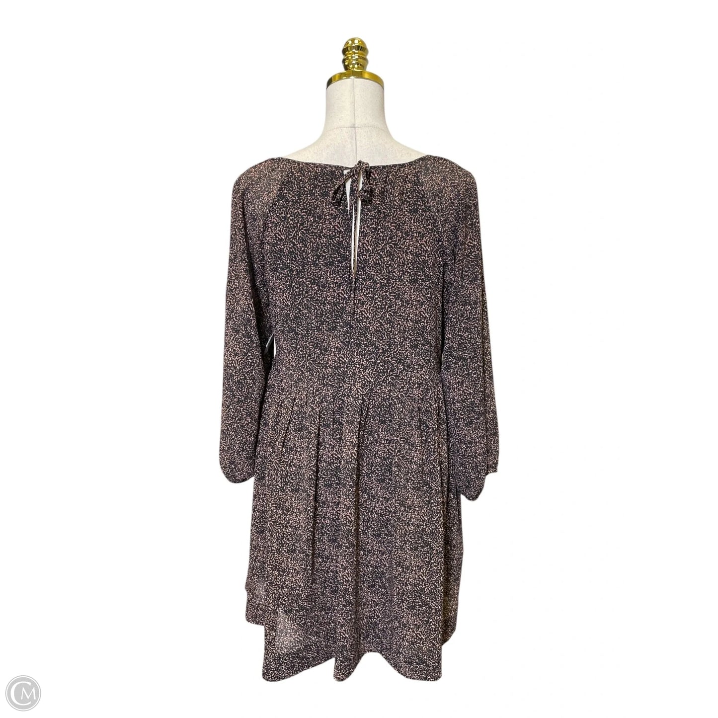 Dress Casual Midi By Madewell In Black & Brown, Size: S