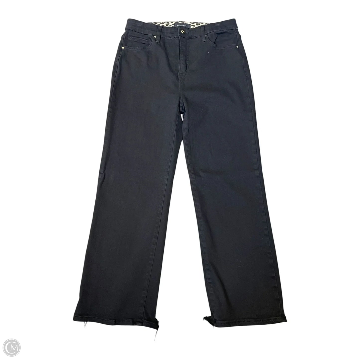 Jeans Straight By Risen In Black, Size: 12
