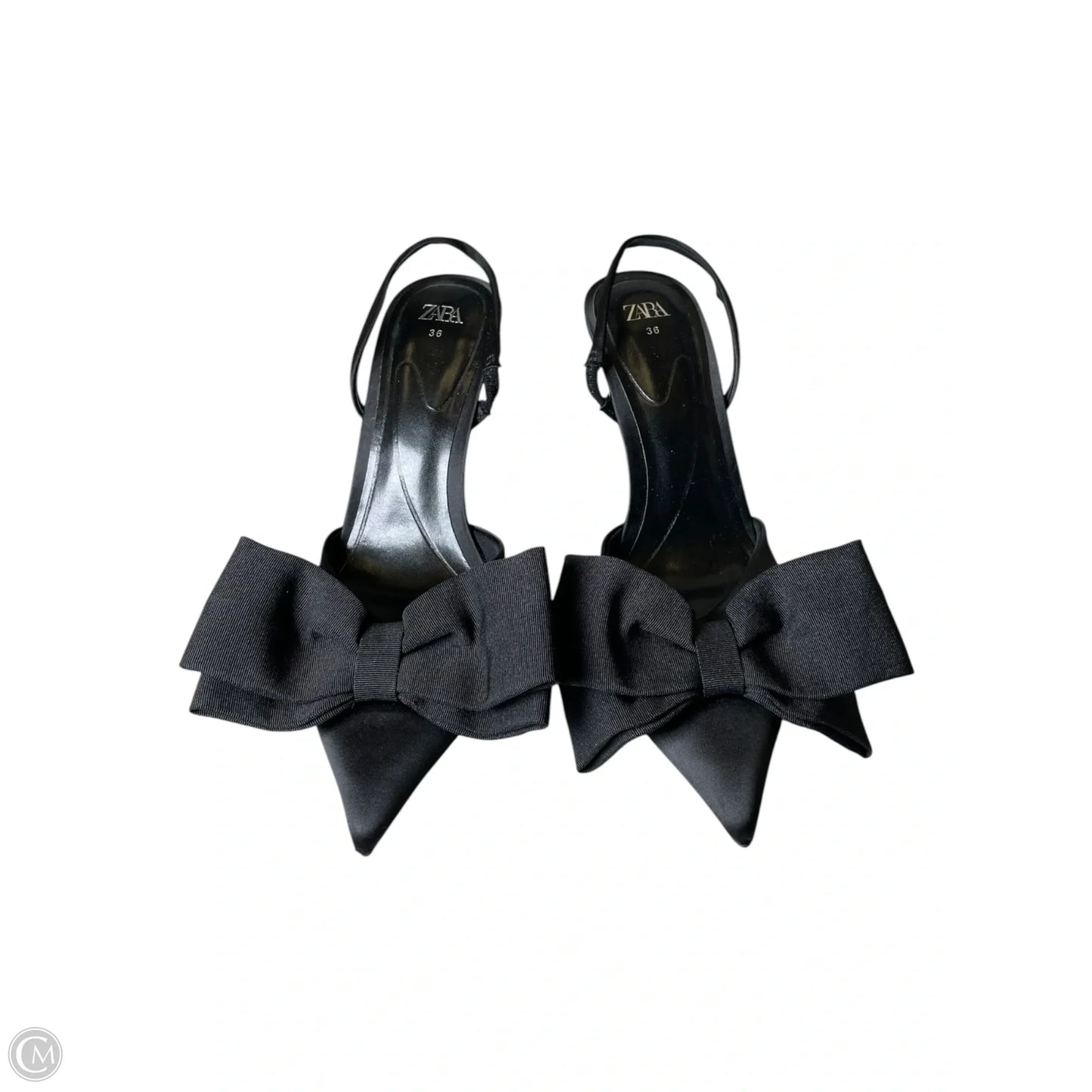 Shoes Heels Stiletto By Zara In Black, Size: 5.5