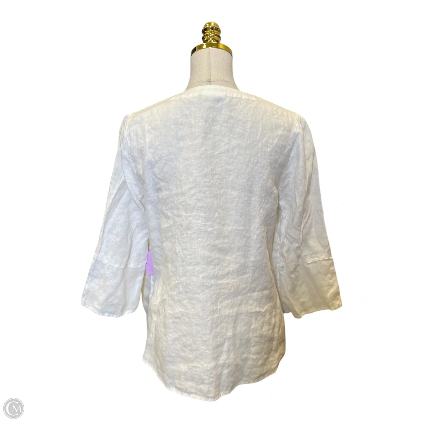 Top 3/4 Sleeve By J. Jill In White, Size: S