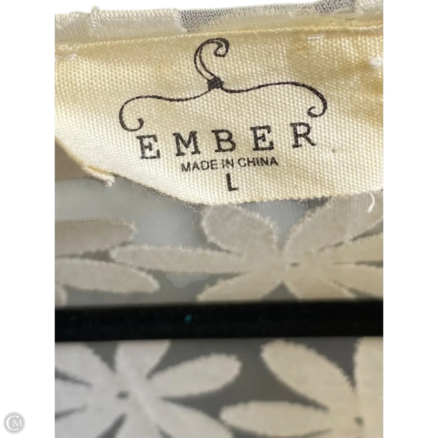 Swimwear Cover-up By Ember In White, Size: L