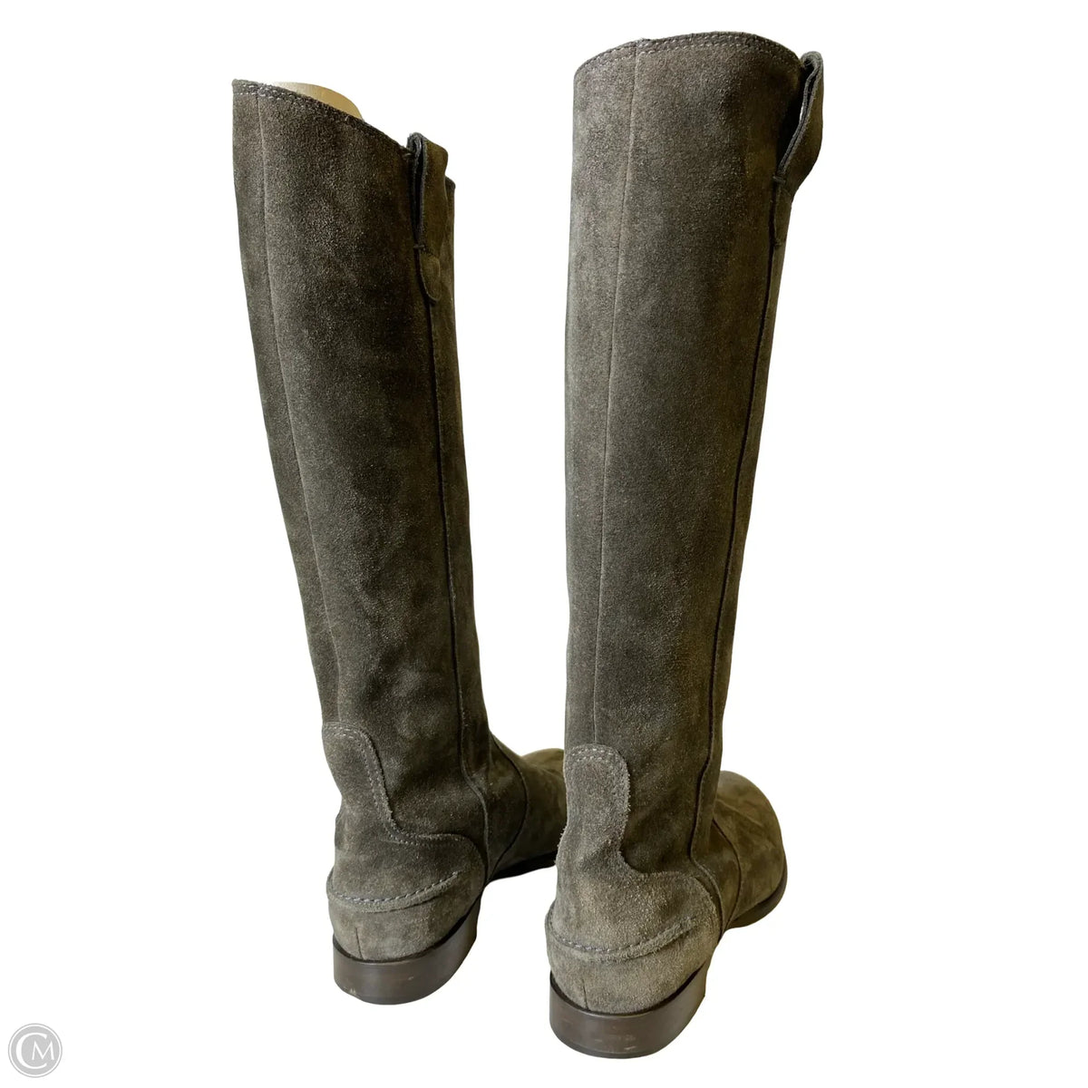 Boots Ankle Flats By LOCKHARTE In Grey, Size: 8