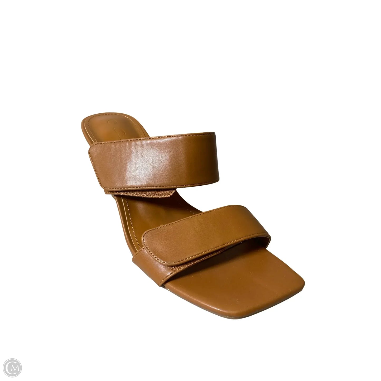 Sandals Heels Platform By Clothes Mentor In Brown, Size: 8.5
