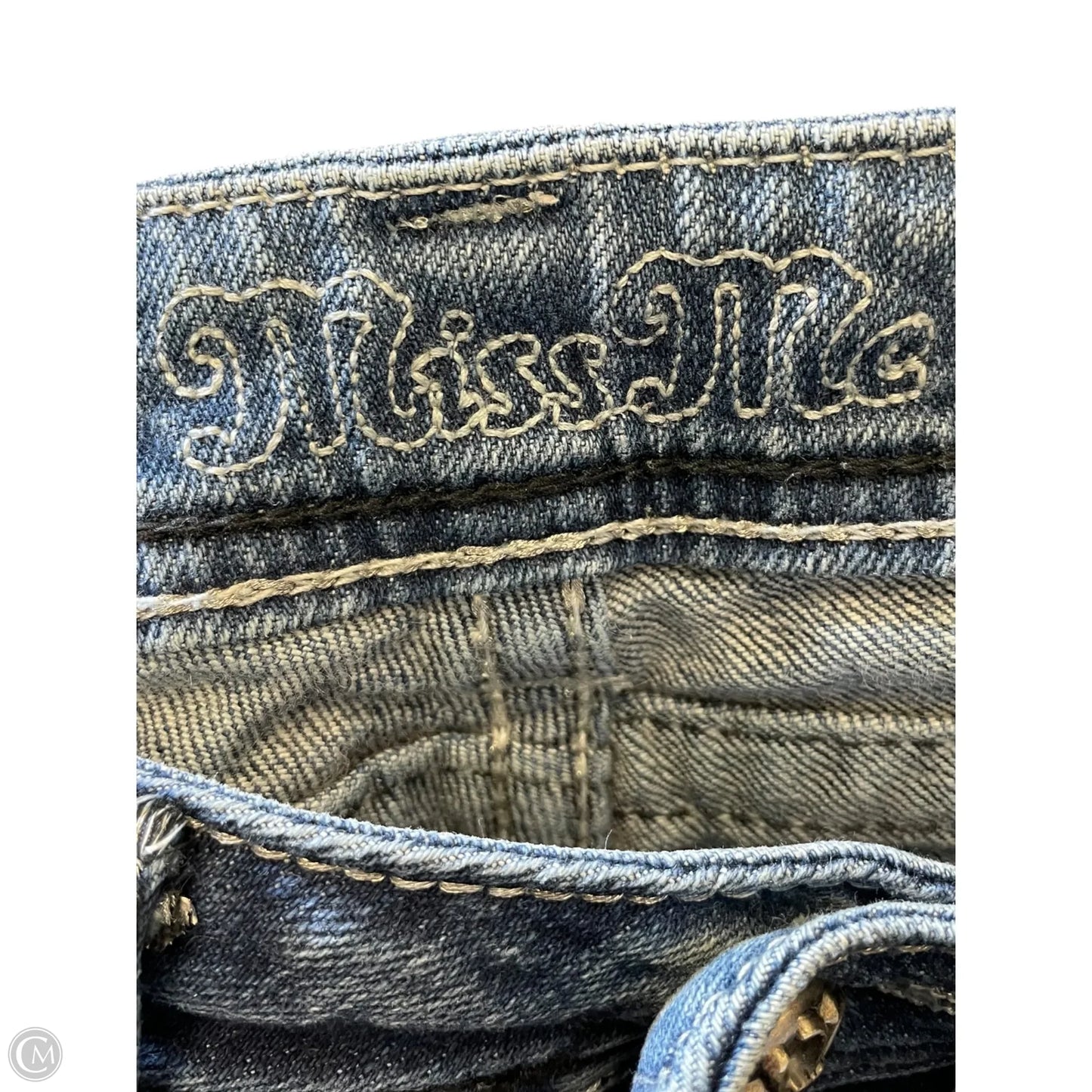 Jeans Skinny By Miss Me In Blue, Size: 2