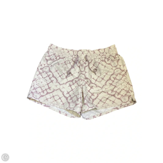 Athletic Shorts By The North Face In Cream & Purple, Size: L