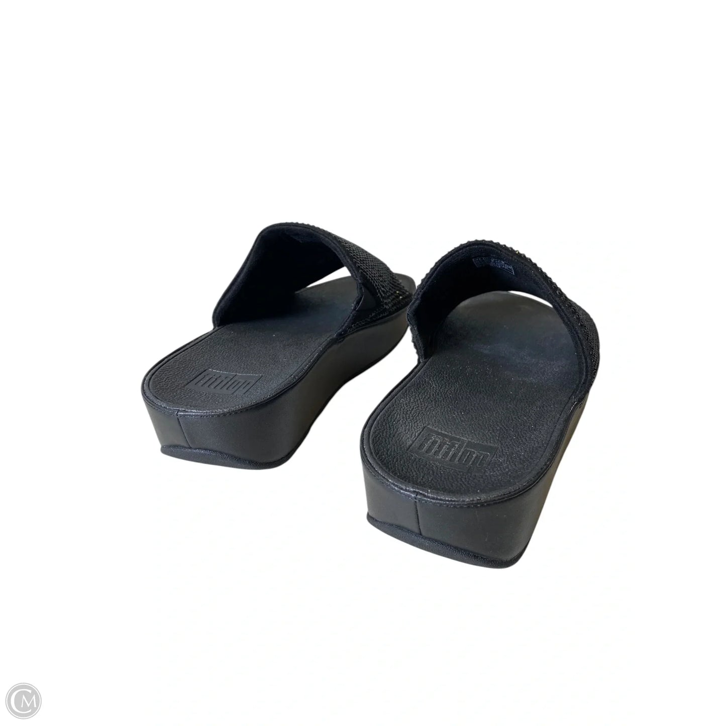 Sandals Heels Platform By Fitflop In Black, Size: 8