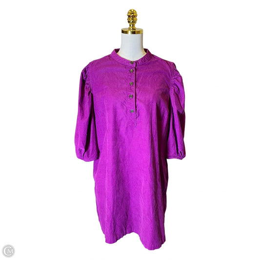 Top 3/4 Sleeve By Gap In Purple, Size: Xl