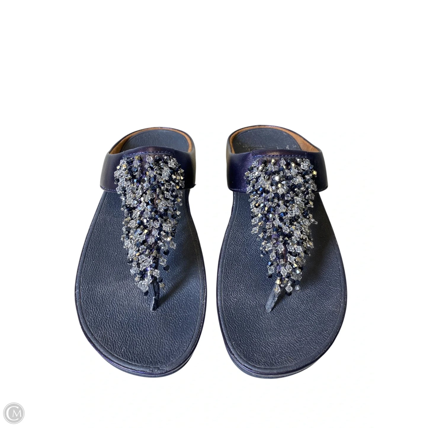 Sandals Heels Platform By Fitflop In Navy, Size: 7.5