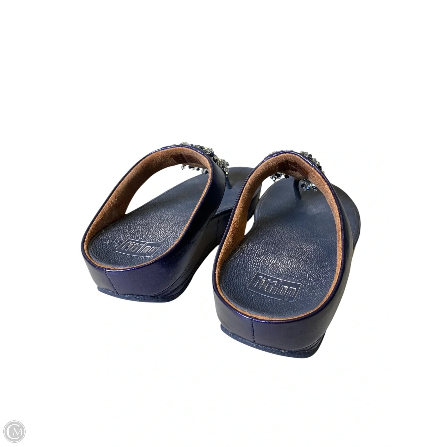 Sandals Heels Platform By Fitflop In Navy, Size: 7.5
