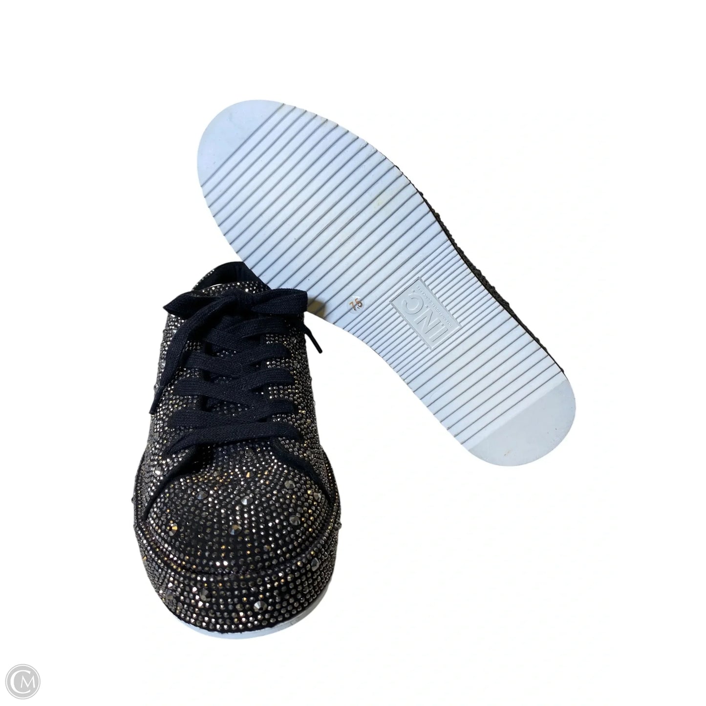 Shoes Sneakers By Inc In Black, Size: 7.5
