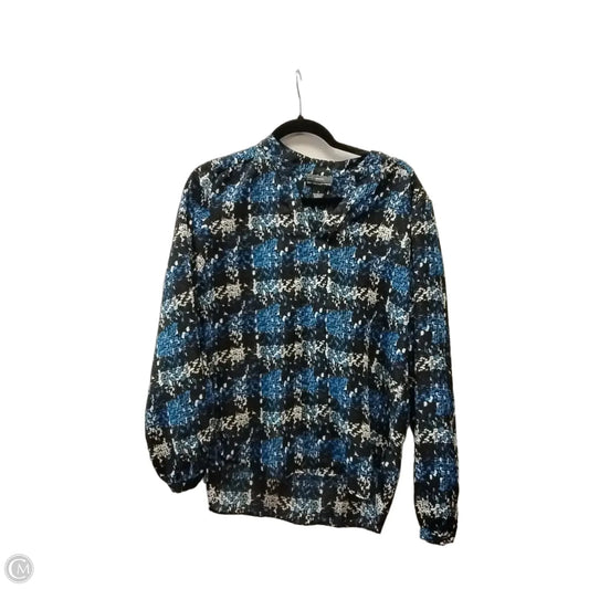 Blouse Long Sleeve By Nycc In Geometric Pattern, Size: S