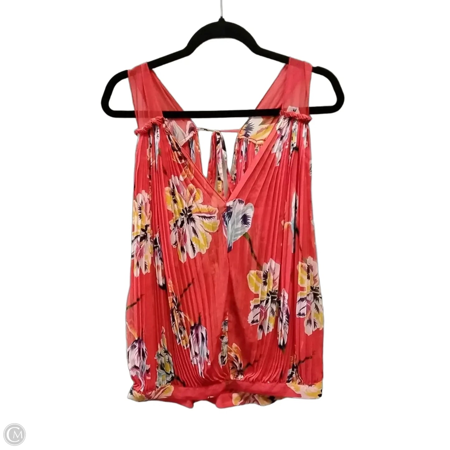 Blouse Sleeveless By Free People In Floral Print, Size: S