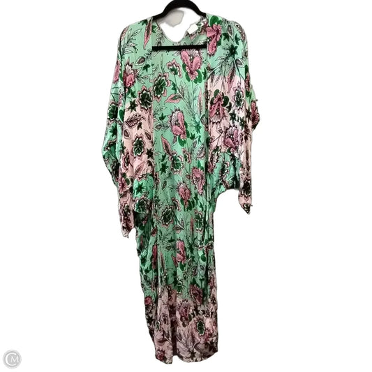 Kimono By Shiraleah In Floral Print, Size: Onesize