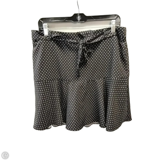 Skirt Mini & Short By Soho Apparel In Polkadot Pattern, Size: L