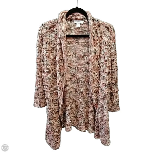 Sweater Cardigan By Cj Banks In Multi-colored, Size: 1x