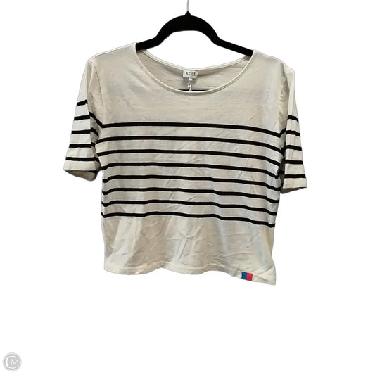 Top Short Sleeve By Kule In Striped Pattern, Size: S