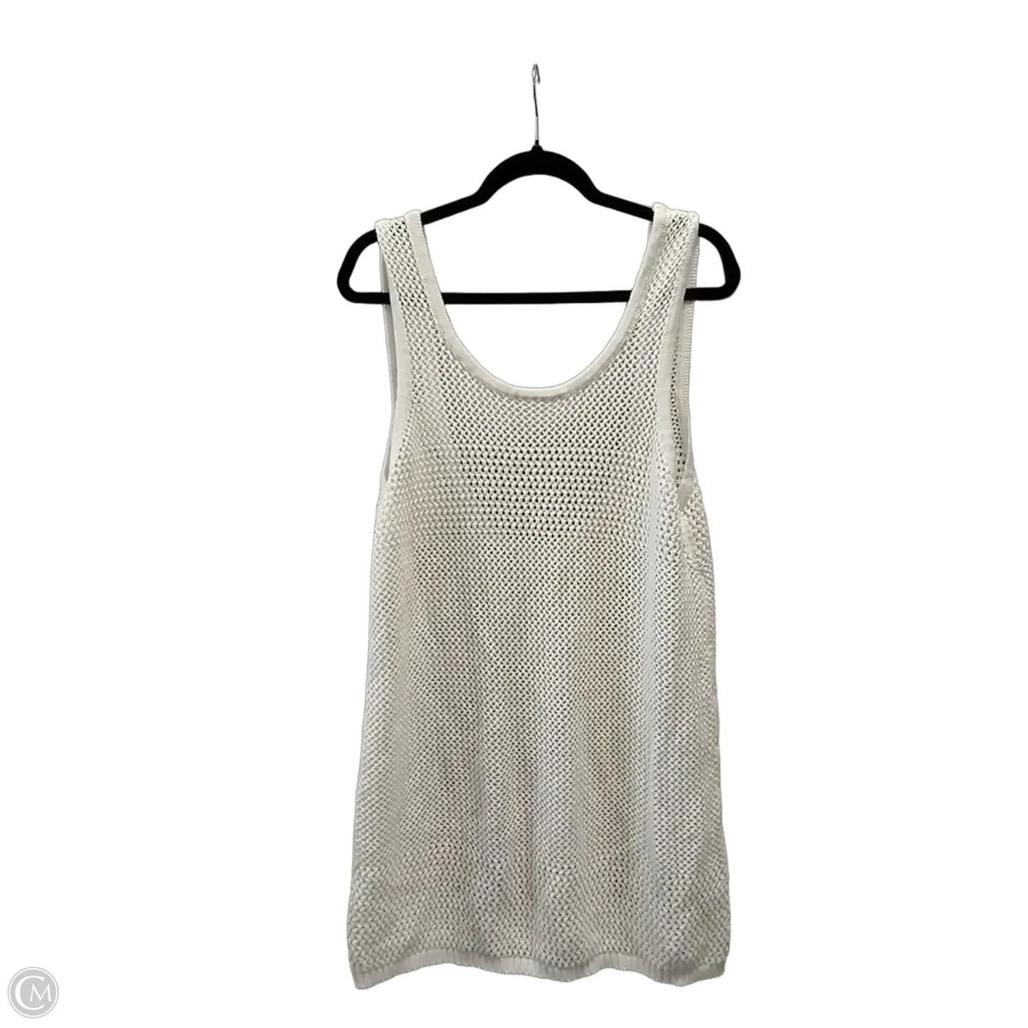 Sweater Short Sleeve By Clothes Mentor In Beige, Size: L