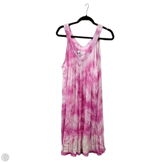 Dress Casual Short By Clothes Mentor In Tie Dye Print, Size: 1x