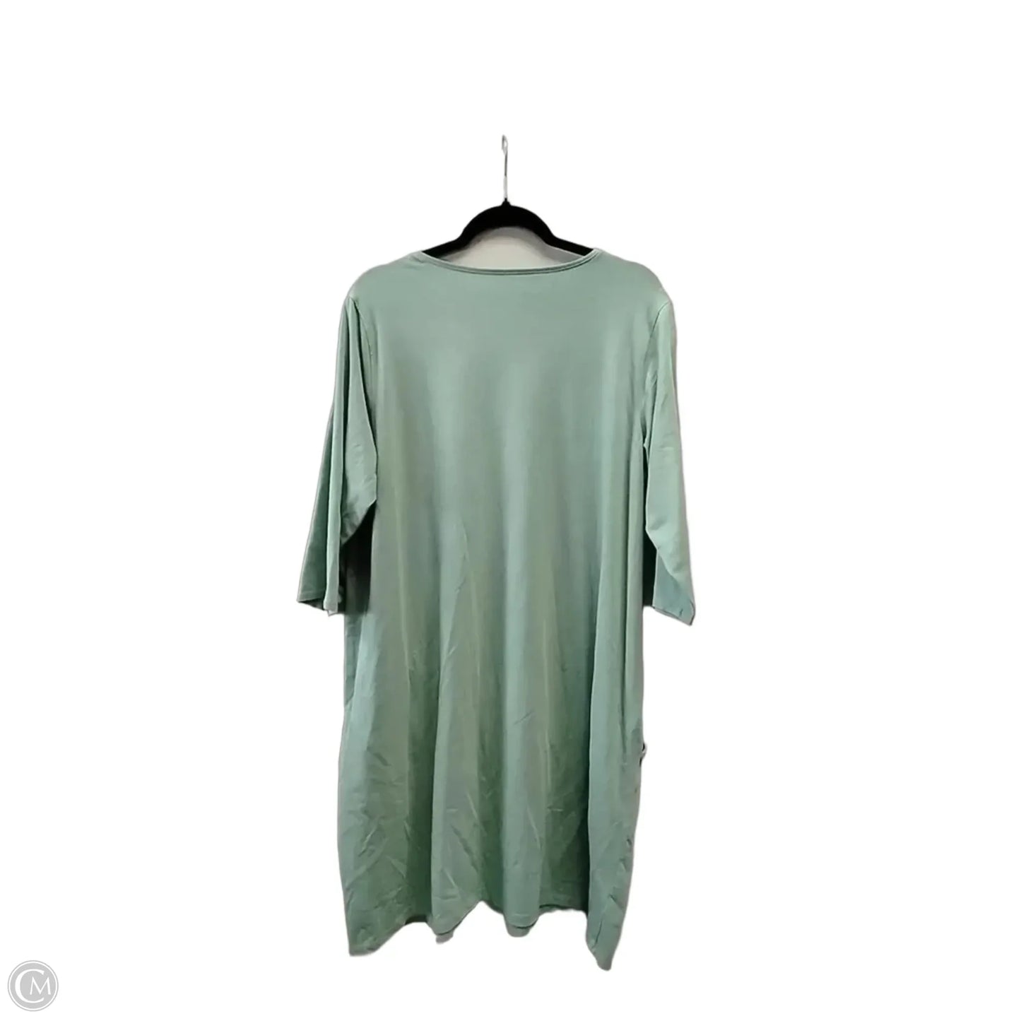 Dress Casual Short By Eileen Fisher In Green, Size: 1x