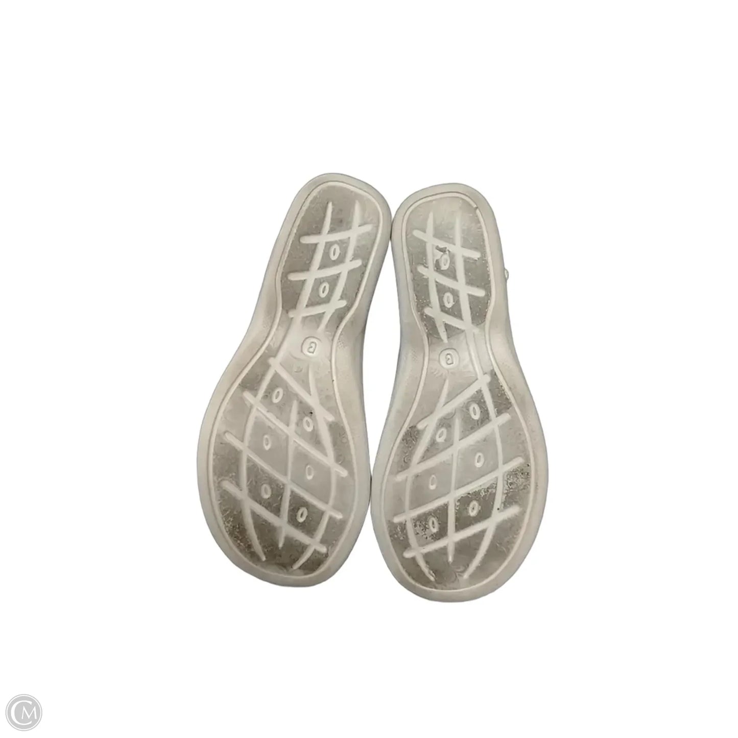 Sandals Heels Wedge By Bzees In Beige, Size: 9.5