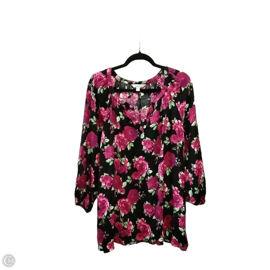 Blouse Long Sleeve By The Pioneer Woman In Floral Print, Size: Xxl