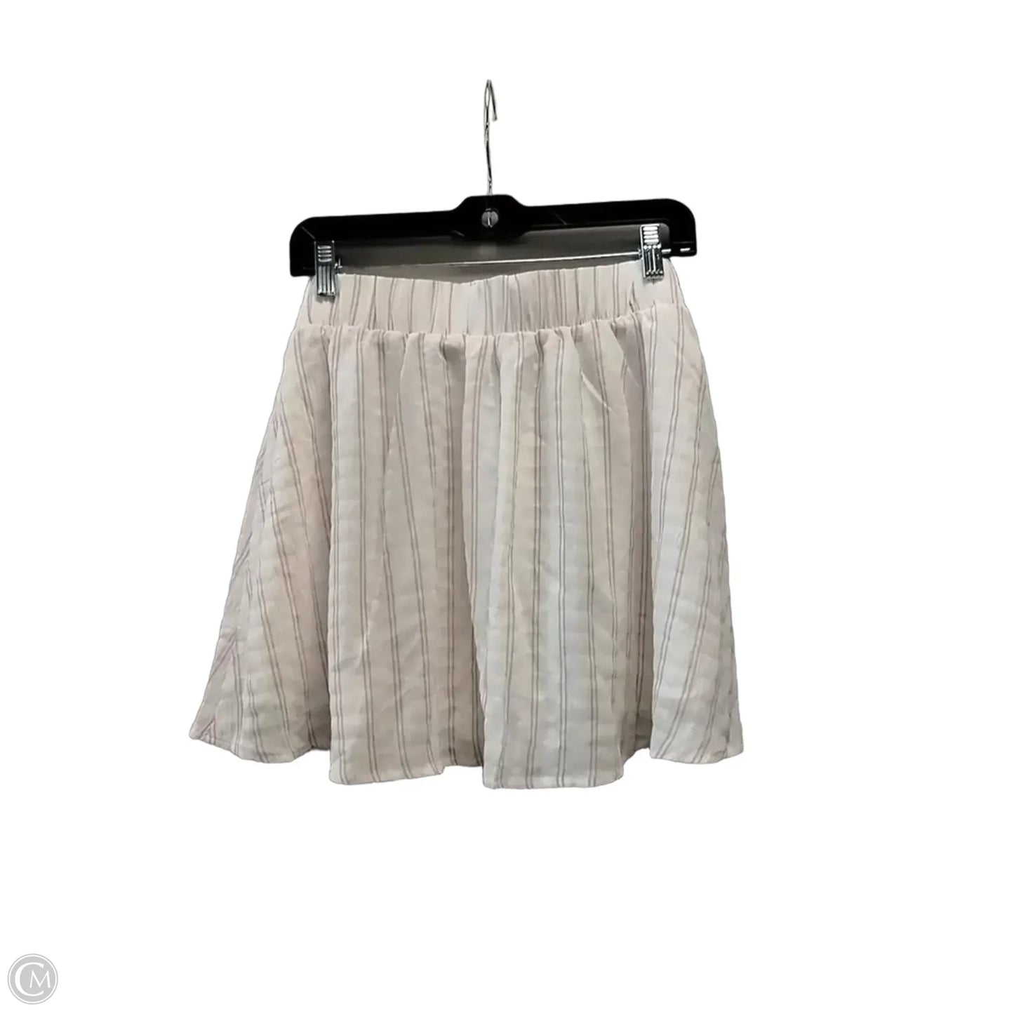 Skort By Moon River In Striped Pattern, Size: M