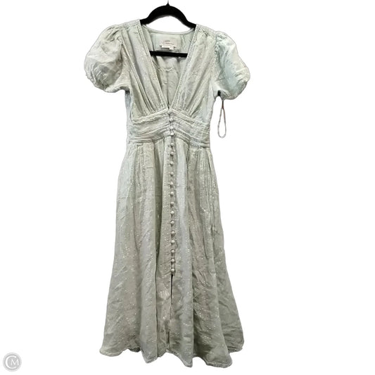 Dress Casual Maxi By Anthropologie In Green, Size: 6