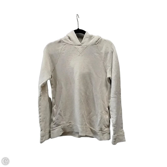 Sweatshirt Hoodie By J. Crew In Beige, Size: S