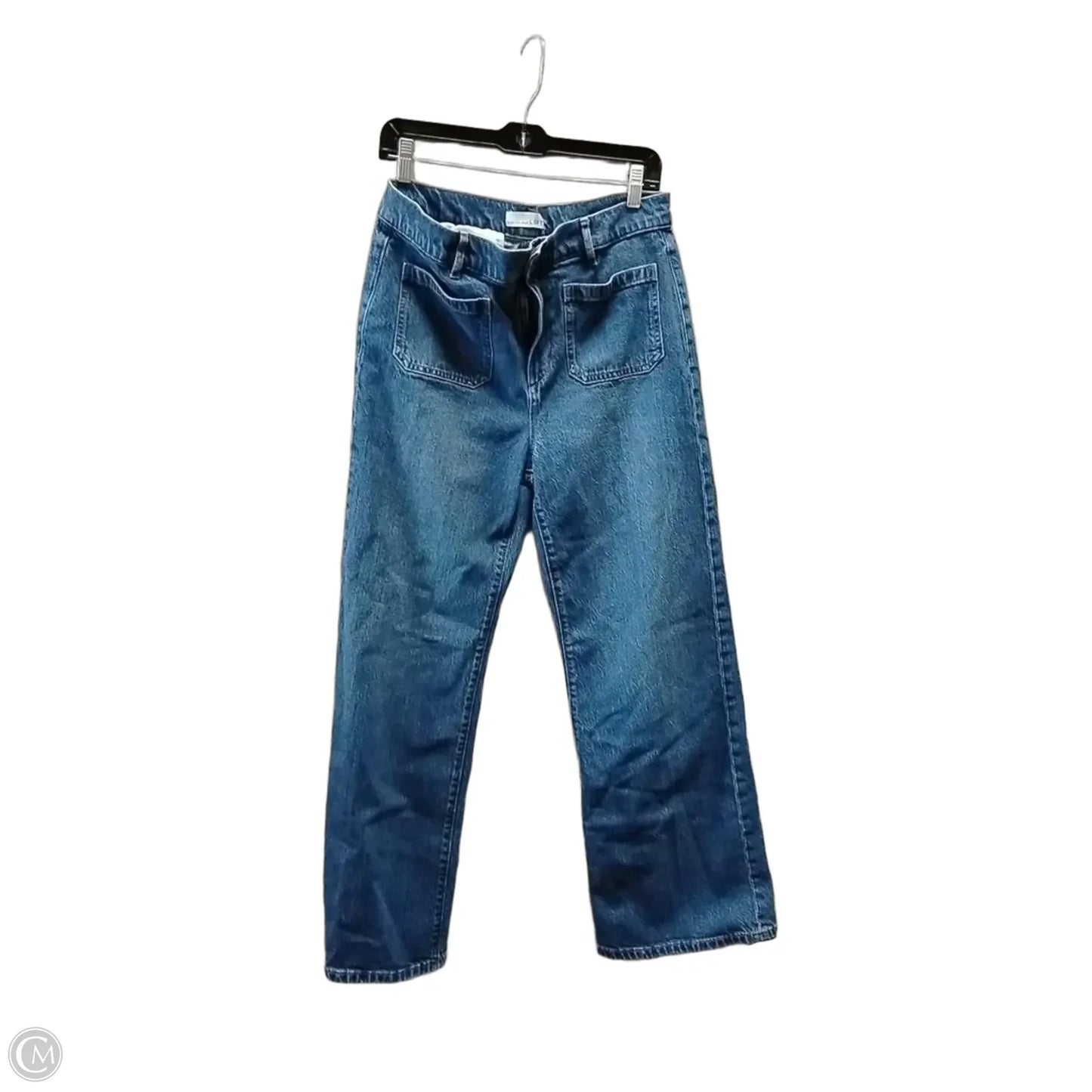 Jeans Flared By Loft In Blue, Size: 10