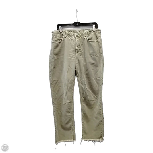 Jeans Cropped By Rag And Bone In Green, Size: 8