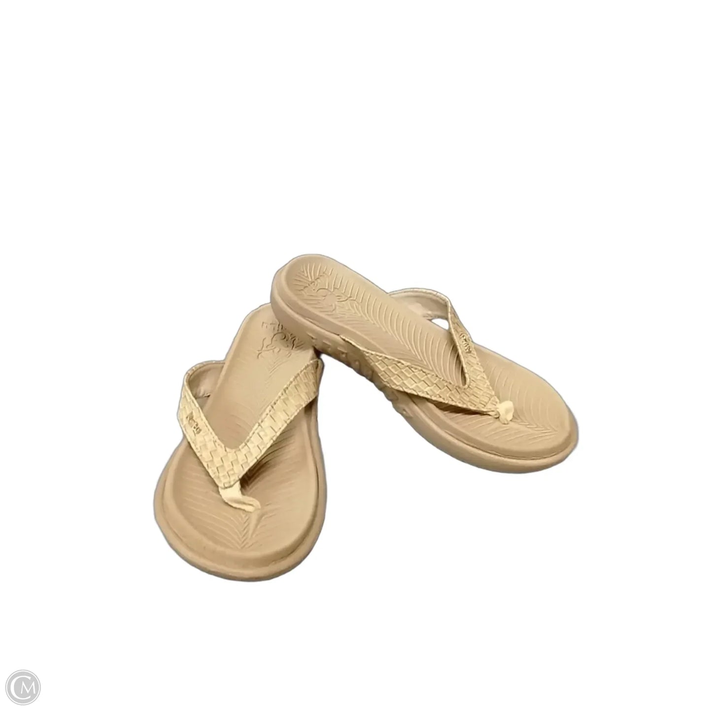 Sandals Flip Flops By Clothes Mentor In Tan, Size: 6