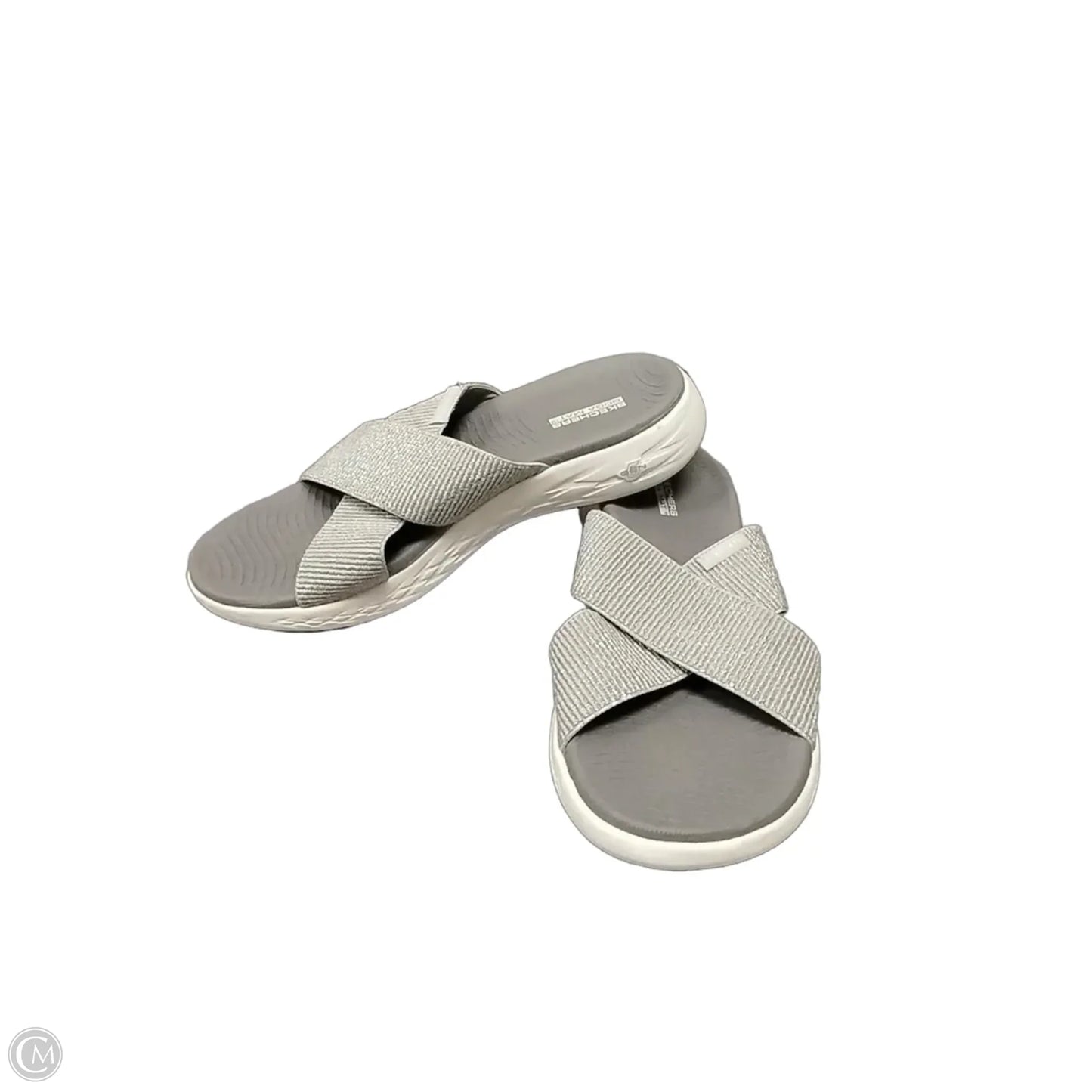 Sandals Flats By Skechers In Grey, Size: 8