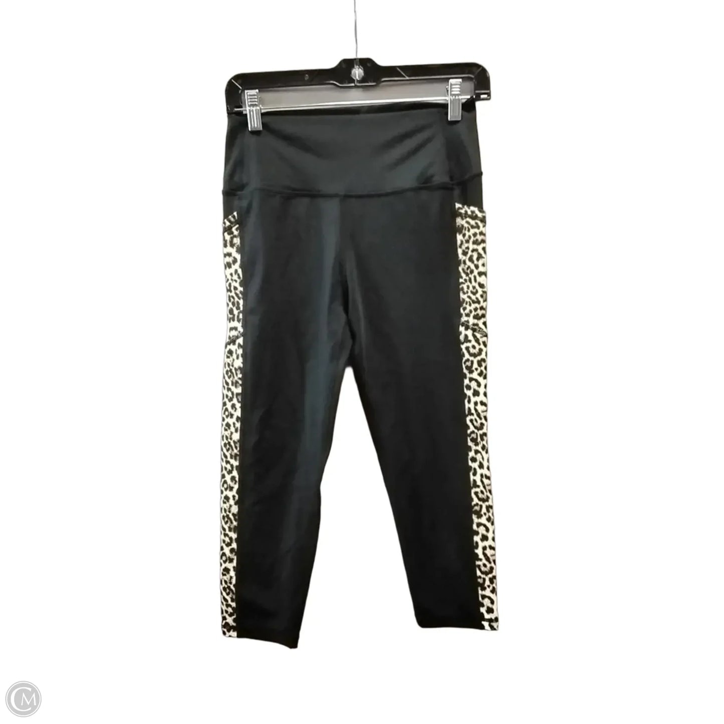 Athletic Capris By Zyia In Black & Brown, Size: Xl