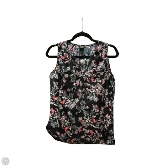 Blouse Short Sleeve By Ann Taylor In Blue & Red & White, Size: Sp