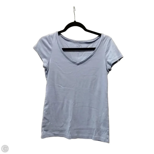 Top Short Sleeve By Loft In Purple, Size: S