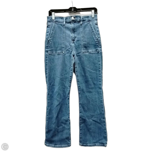 Jeans Flared By Loft In Blue, Size: 10