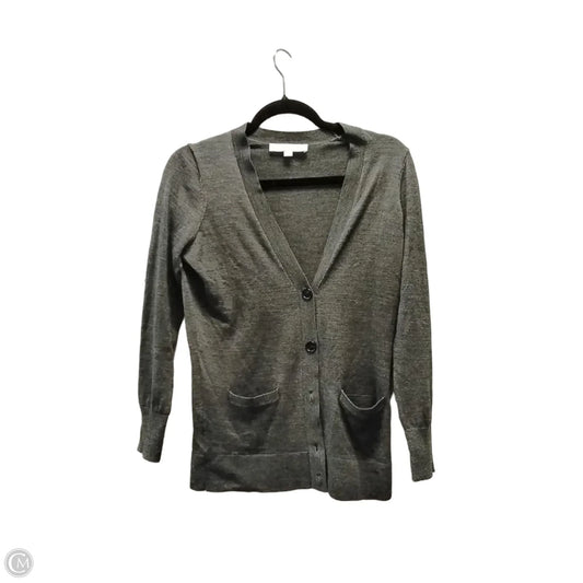 Cardigan By Loft In Grey, Size: Mp