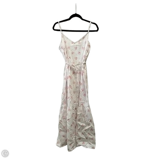 Dress Casual Maxi By Universal Thread In Pink & White, Size: 10